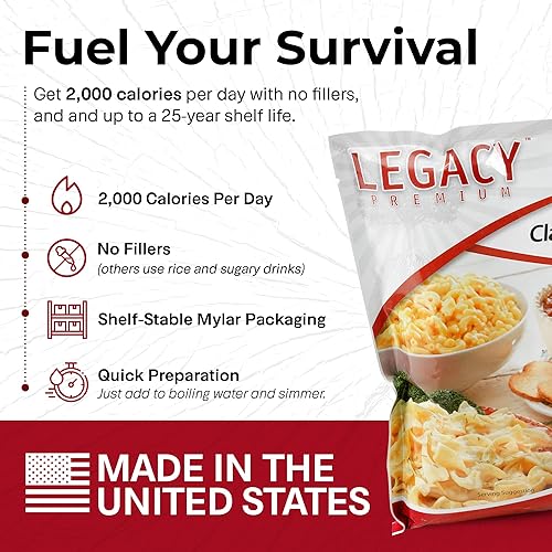 Miniatura 3 de Entree, muestras de comida, preparación para emergencias, 16 porciones grandes, 4 lb Almacenamiento de alimento seco congelado para