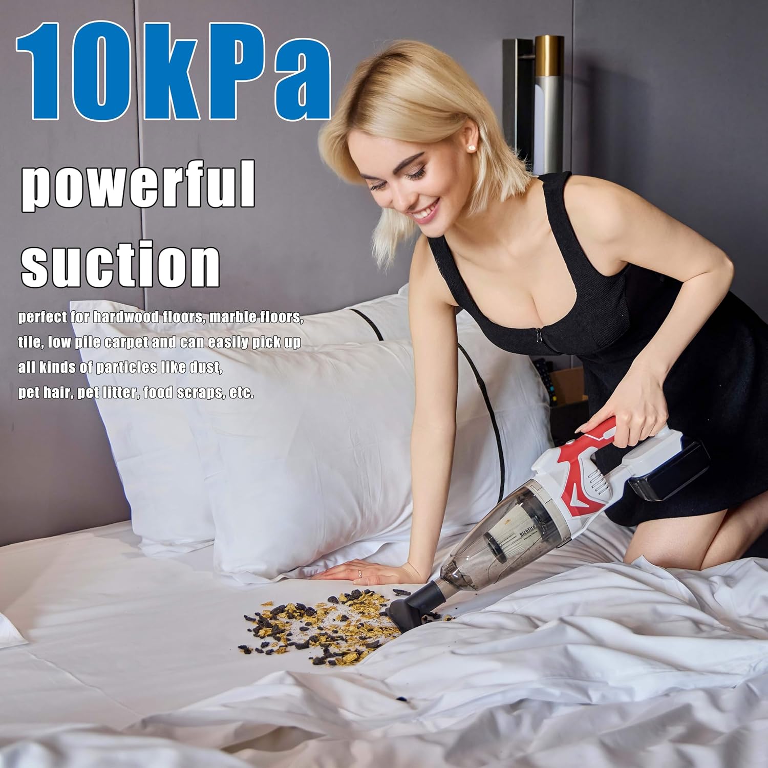 Cordless Vacuum Cleaner for Makita Battery,Wireless Handheld Power Vacuum Cleaner for Home, Boat, Workshop, Pet Hair, Furniture Cleaning(Tool Only No Battery) - Image 5