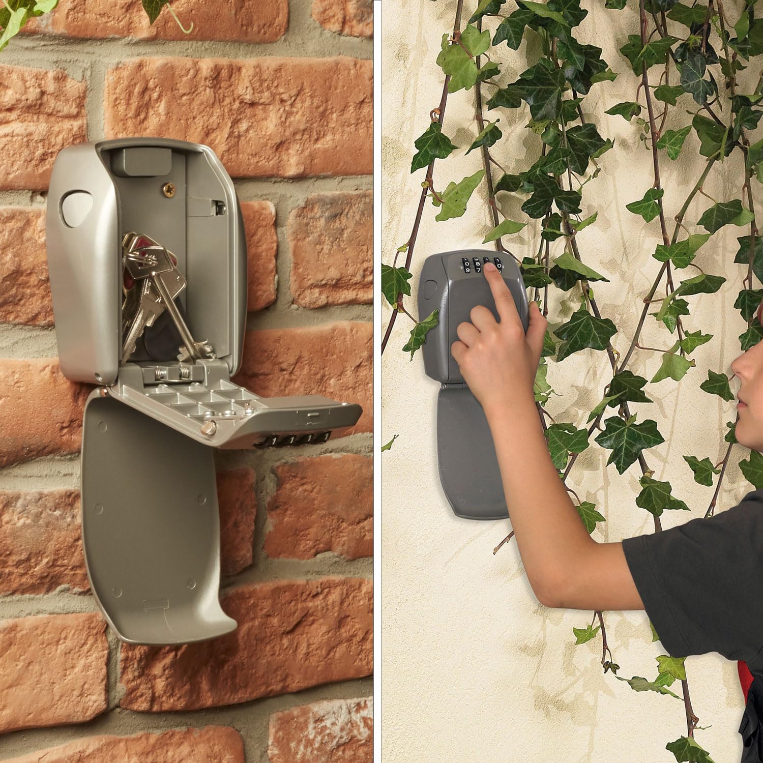 MASTER LOCK Sécurité renforcée pour clés - Certifié - Résistant aux intempéries - Fixation murale