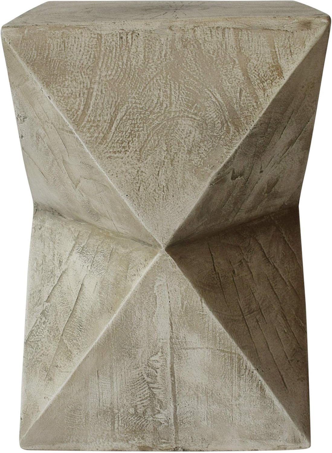 Christopher Knight Home 305836 Lux Outdoor Weight Concrete Side Table, Light Gray : Patio, Lawn & Garden