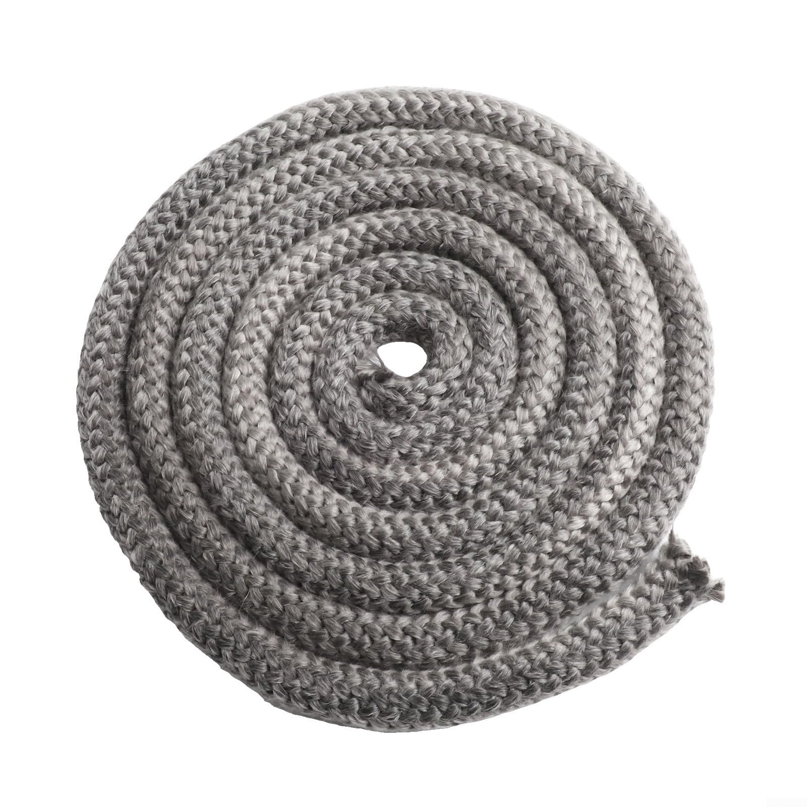 Guarnizione in corda di vetroresina, Guarnizione della corda guarnizione stufa in fibra di vetro for pellet tronchi a legna 8-16mm 2,5 m nero(2.5m*10mm)
