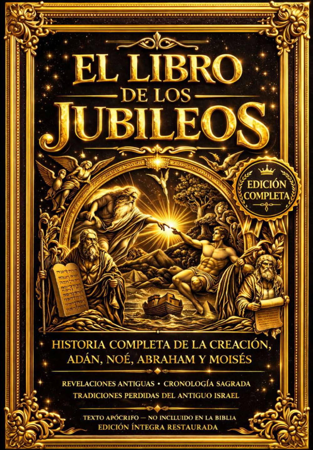 El Libro de los Jubileos: Historia Completa de la Creación, Adán, Noé, Abraham y Moisés — The Book of Jubilees in Spanish Revelaciones Divinas, texto ... del Antiguo Israel (Edición Íntegra).