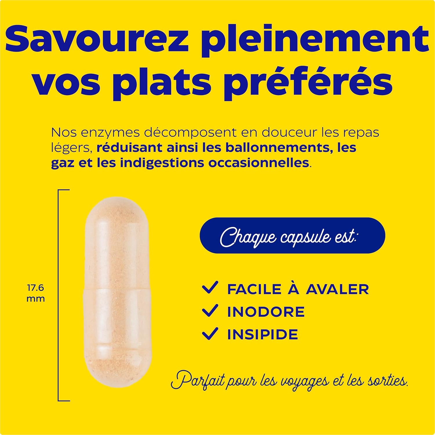 Enzymedica, Digest Basic, Formule Enzymatique, Reduit Gaz Et Ballonnements, Ameliore L'Absorption Des Nutriments Et L'Energie, Magne - photo 2