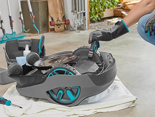 Vista 13 de Cortacésped GARDENA SILENO City 15002-20, robótico automático, con aplicación Bluetooth y cable límite, silencioso, para césped de hasta 5400 pies