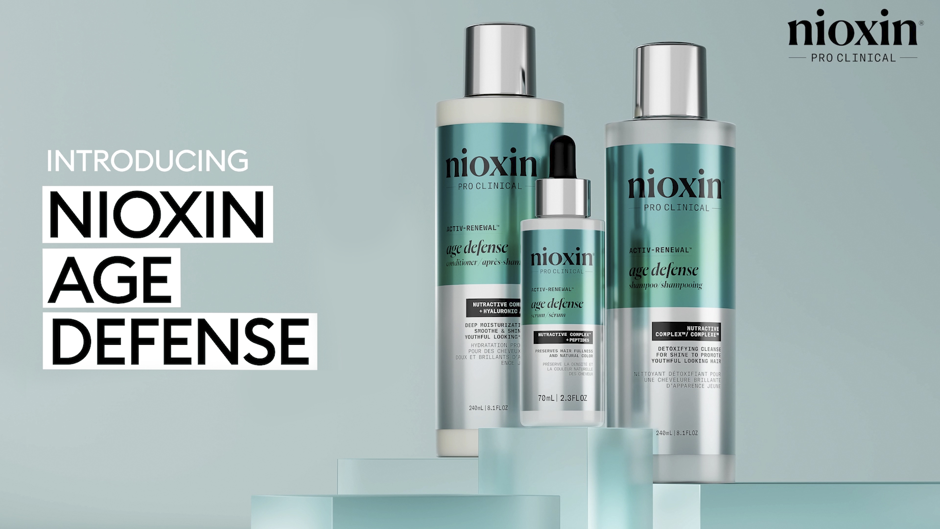 Amazon.com: Nioxin Age Defense Anti Aging Kit | Activ-Renewal
