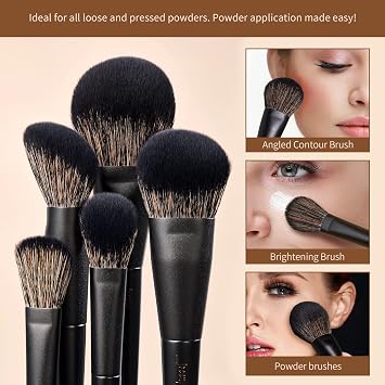 Jessup Makeup Brushes T336 with Professional Eye Brush Set T341