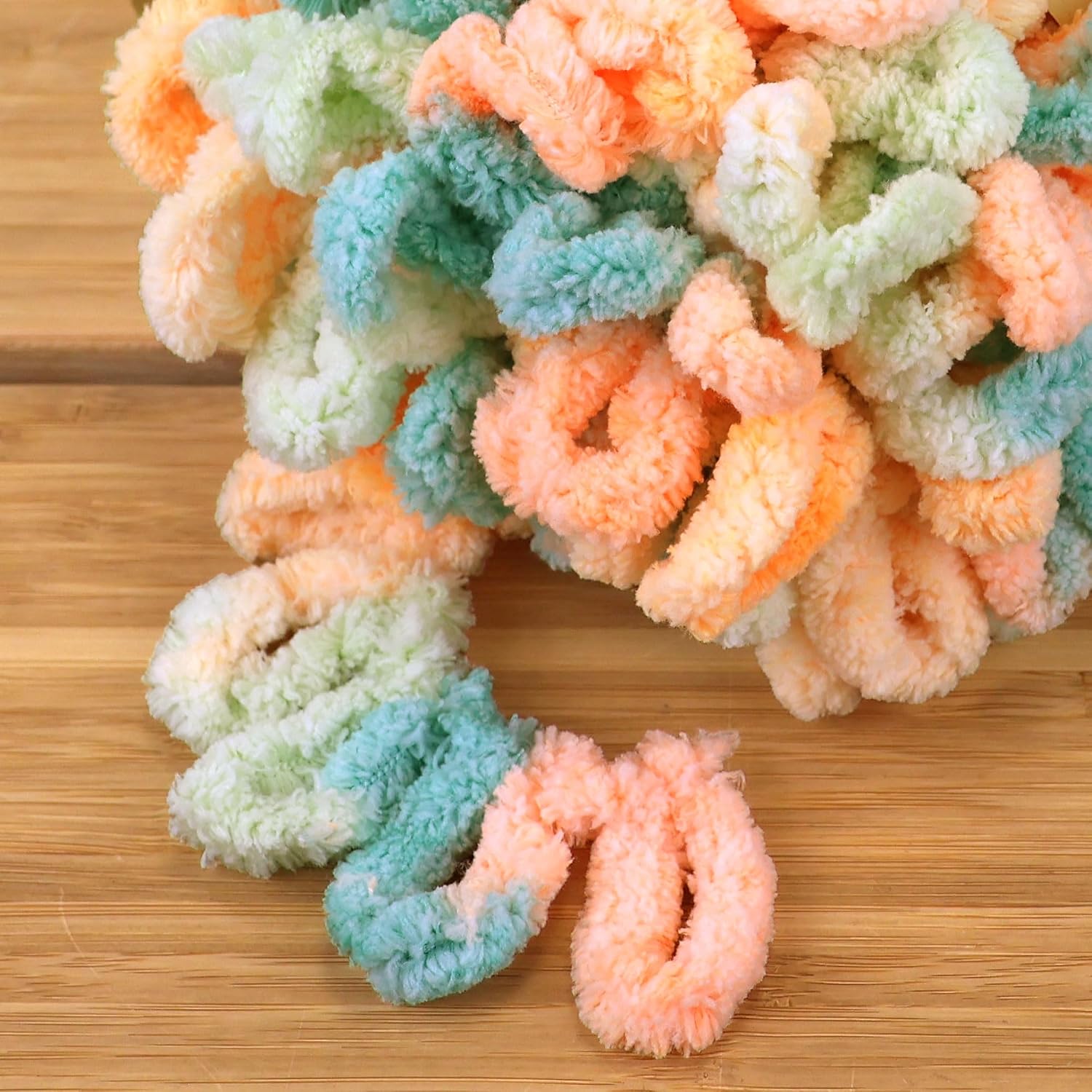 JubileeYarn Fun Finger Loops Yarn - 100g/Skein Jumbo Polyester - Eiar - 6 Skeins