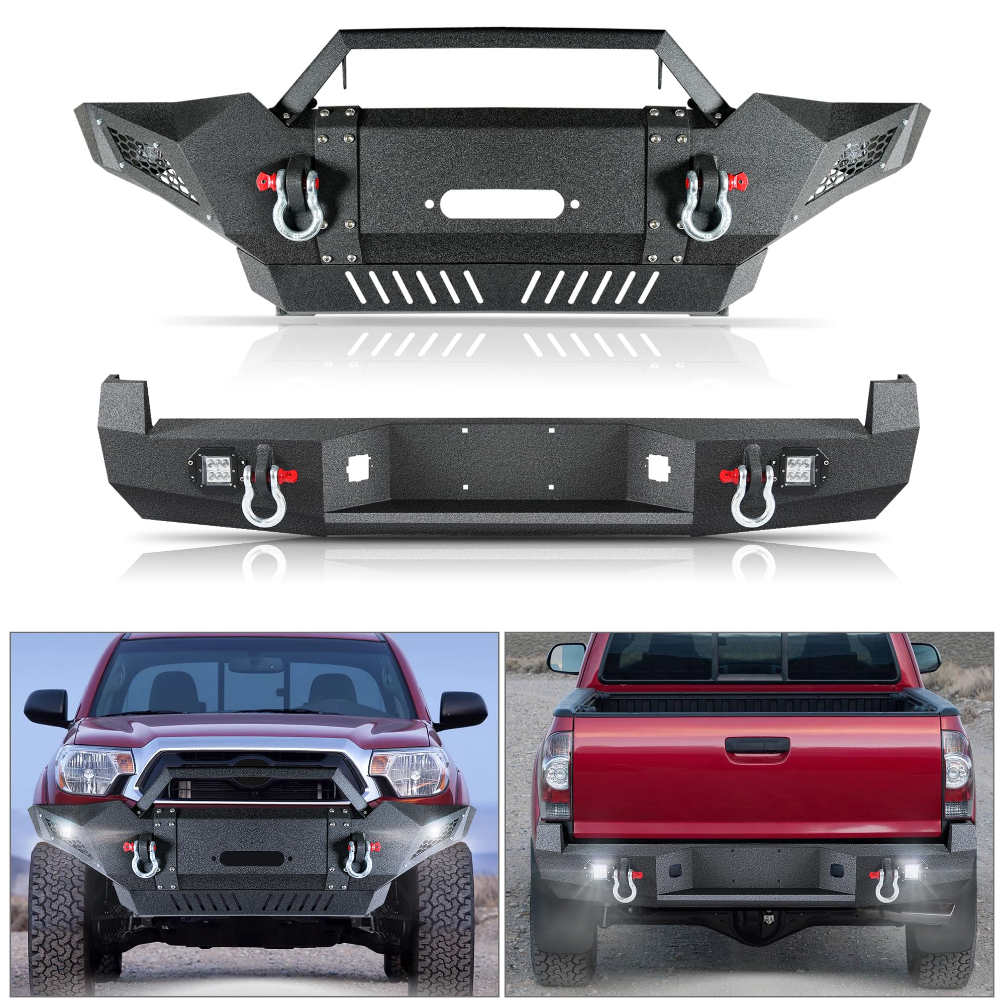 Peforway Off-Road Front & Rear Bumper (2005–2015)