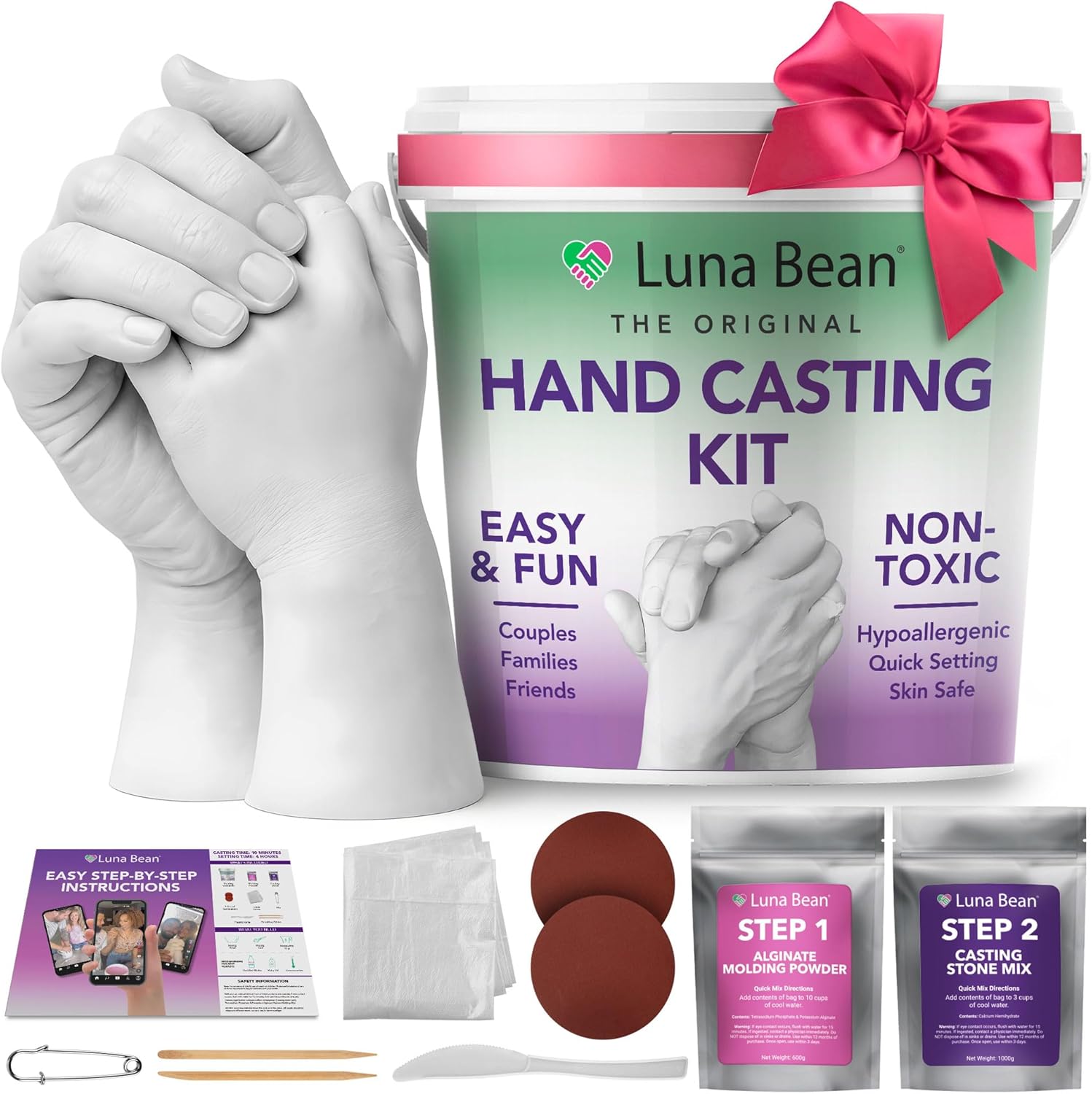 Capture Your Love: Review of Luna Bean Hand Casting Kit for Perfect Gifts