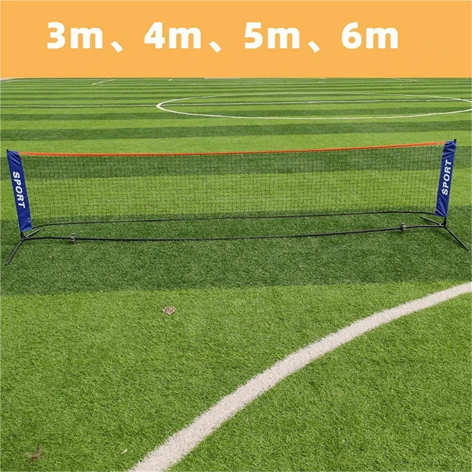 Rete da Badminton 3.0m/4.0m/5.0m/6.0m Rete da Badminton Standard for Allenamento Sportivo Professionale Tennis all'aperto pallavolo for Esercizi per Pallavolo E Tennis