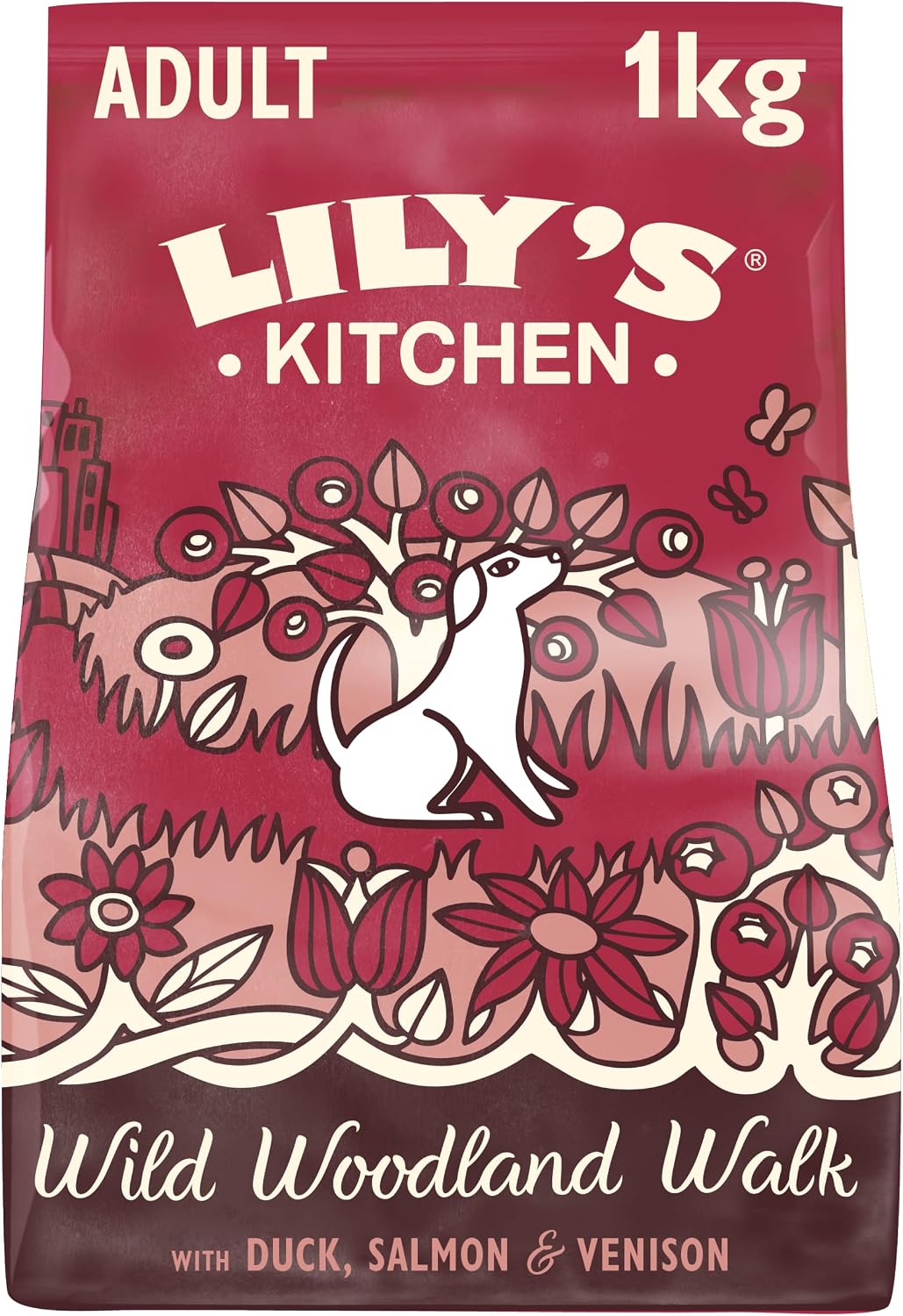 LILYS KITCHEN Adult Venison & Duck Dry Dog Food 1kg