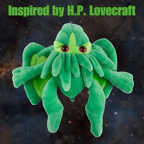 Miniatura 8 de Toy Vault Mini peluche de Cthulhu, 8 pulgadas; juguete de terror de peluche basado en la extraña ficción de H.P. Lovecraft, tamaño pequeño