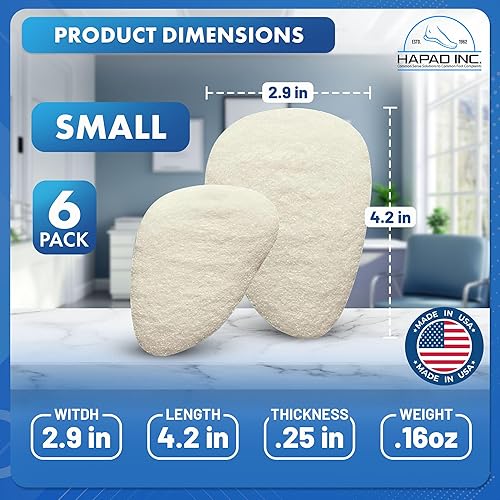 Miniatura 9 de Almohadillas metatarsianas grandes de 38", almohadilla metatarsiana para metatarsalgia y neuroma de Morton, almohadillas para pies de metatarsalgia
