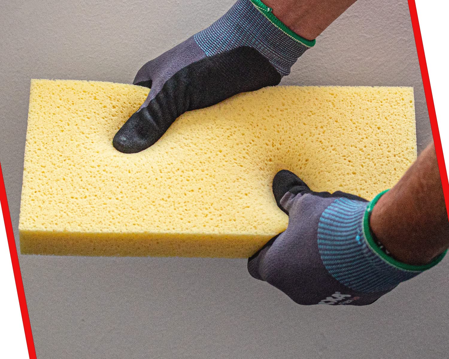 Kronen Hansa Reibfix Lavandino per piastrelle con rivestimento in spugna idrospugna per lavare le piastrelle (spugna per piastrelle, pannello di pulizia non grigliato, prodotto in Germania, 140 x