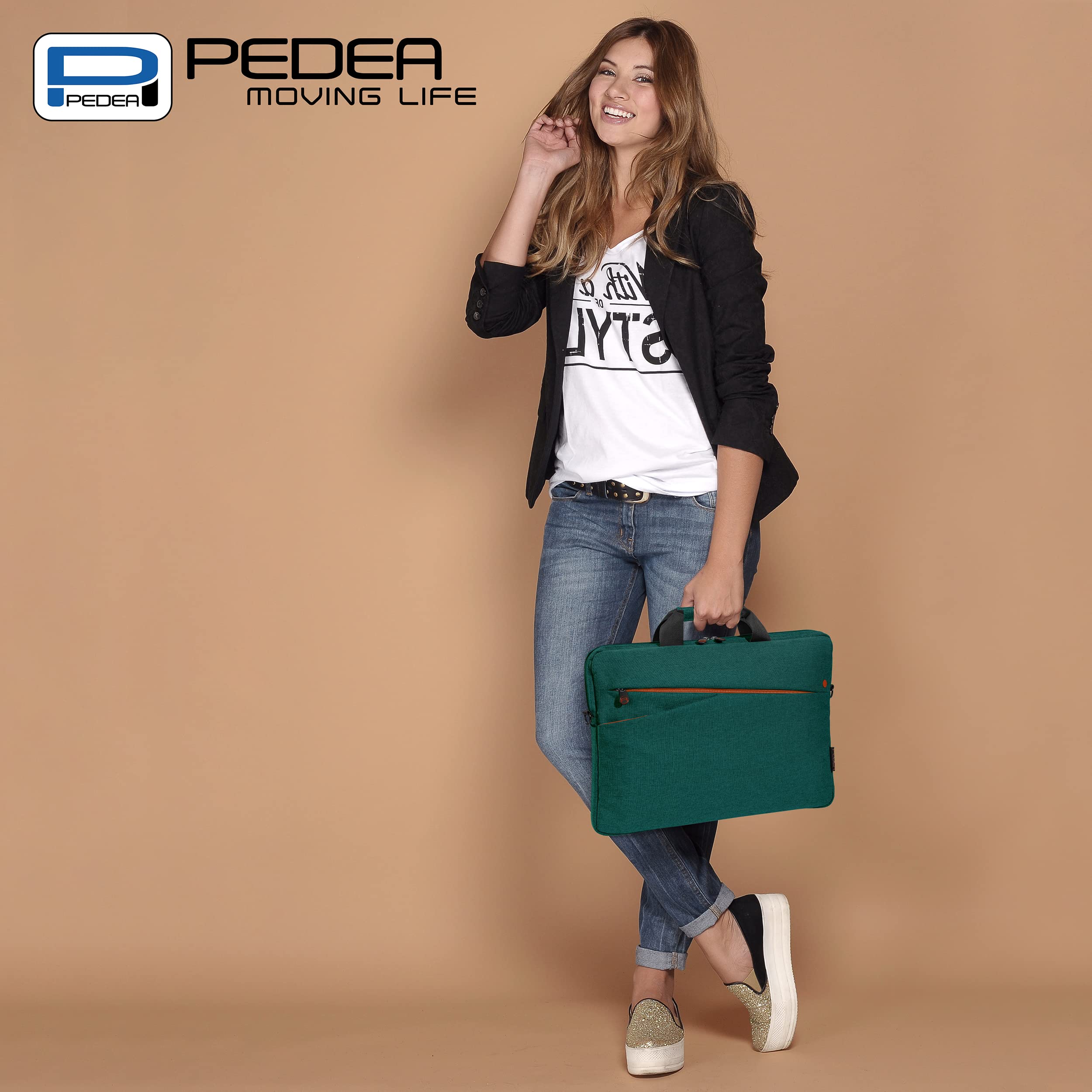 Pedea - Torba na laptopa *Fashion* torba na notebooka do 13,3 cala - torba na laptopa z paskiem na ramię - torba na notebooka dla kobiet i mężczyzn