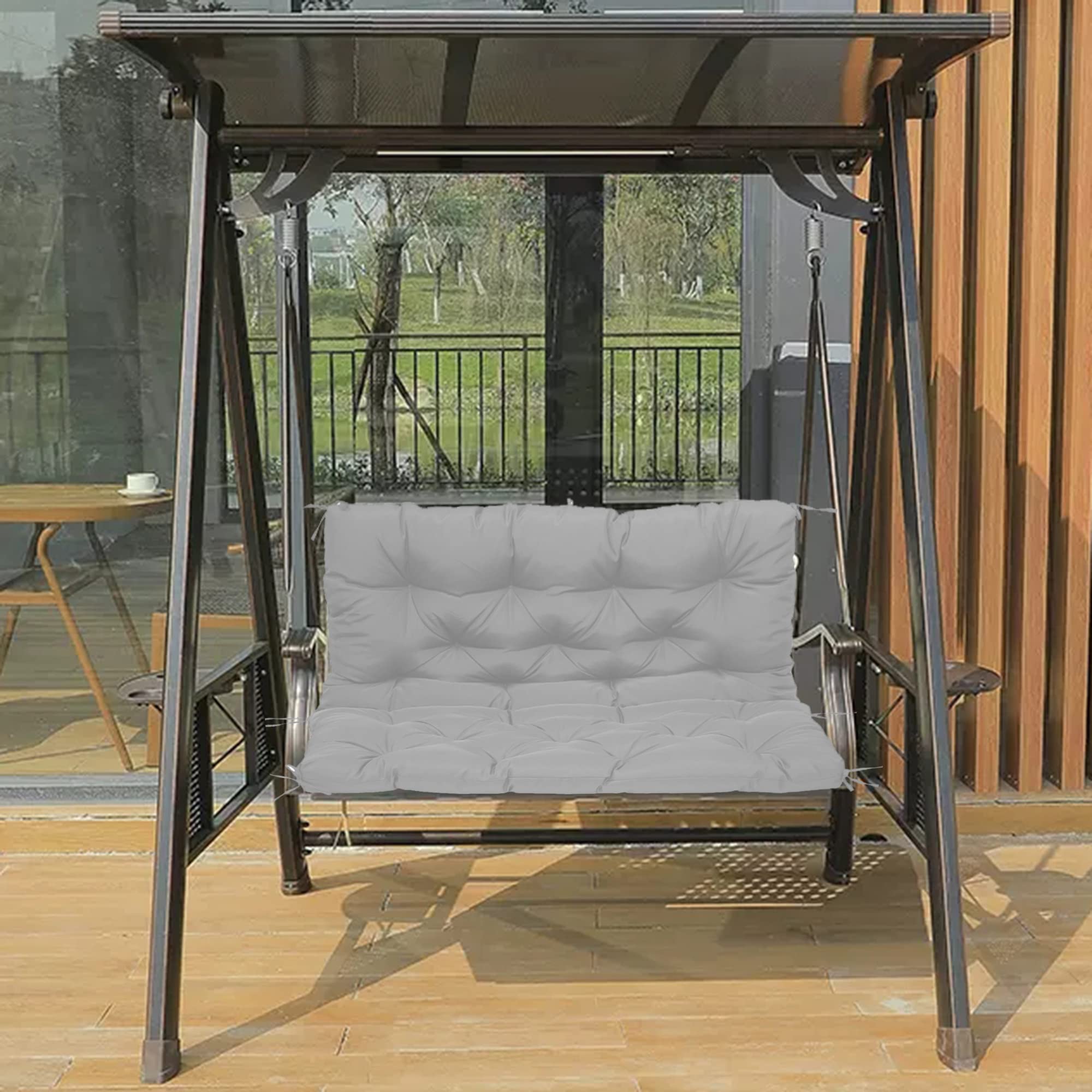 Coussin de banc imperméable pour remplacer votre assise usée de balancelle extérieure 150cm