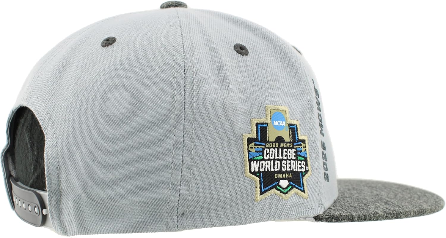 ZHATS NCAA Unisex-Adult NCAA Officially Licensed College World Series 2025 Baseball Hat CWS