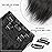 Vigorous Black Hair Extension 20Inch Clip in Hair Extensions 4PCS Natural Thick Synthetic Soft and Natural Thick Hairpieces for Women