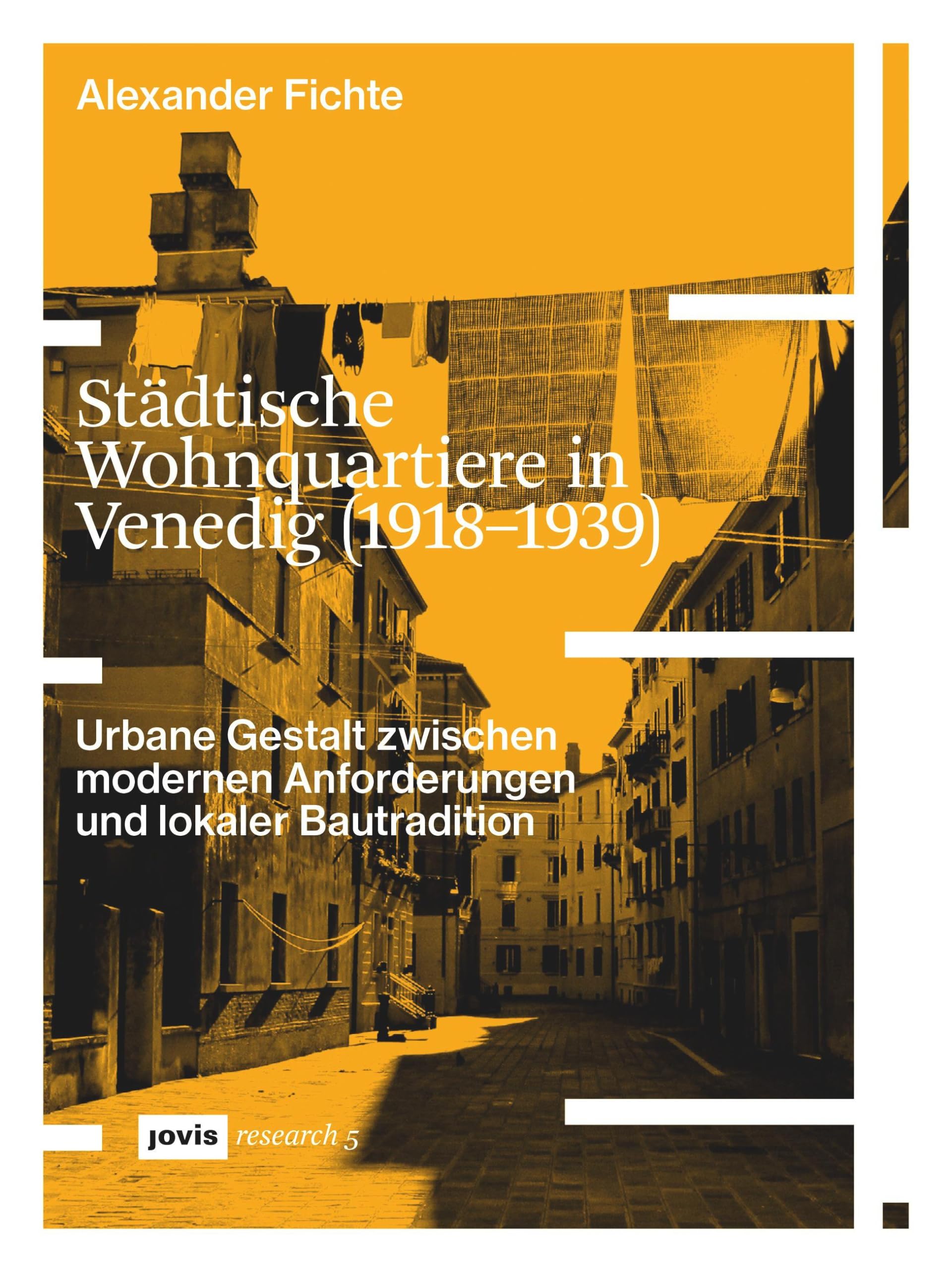 Livre d'urbanisme Venise 1918-1939 : étude de la forme urbaine entre modernité et tradition locale