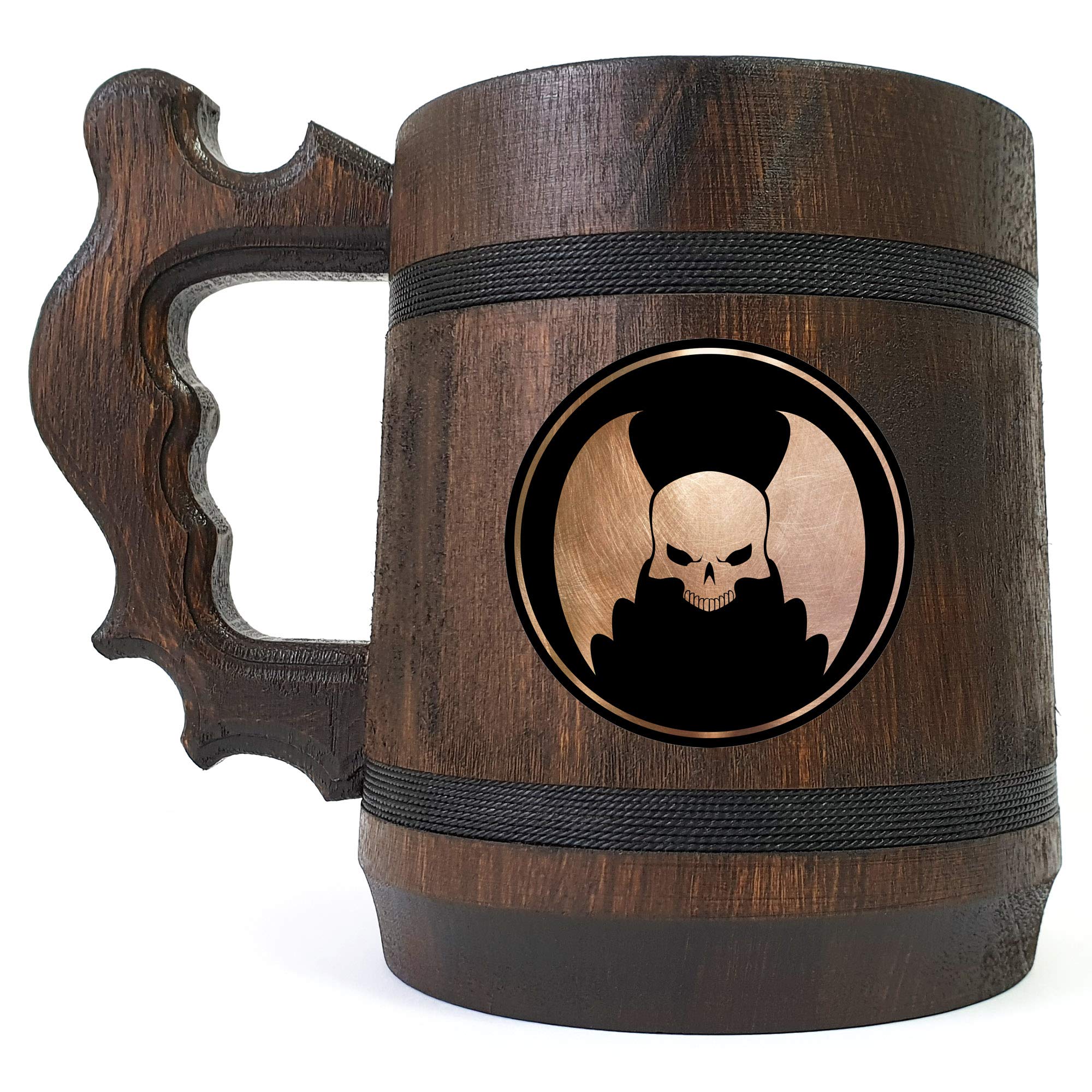 Night Lords (Chaos Space Marines) 40K Beer Mug, Personalized Stein, Wooden Tankard