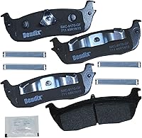 Vista 91 de Bendix Priority1 CFC154 - Juego de pastillas de freno de disco para Avanti II, Century, LeSabre, Regal, Riviera, chasis comercial, DeVille