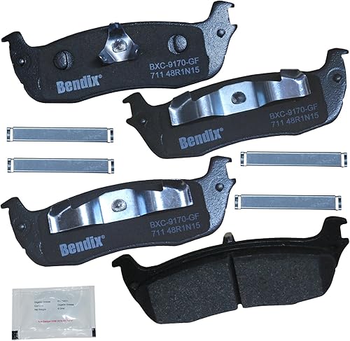 Miniatura 91 de Bendix Priority1 CFC154 - Juego de pastillas de freno de disco para Avanti II, Century, LeSabre, Regal, Riviera, chasis comercial, DeVille