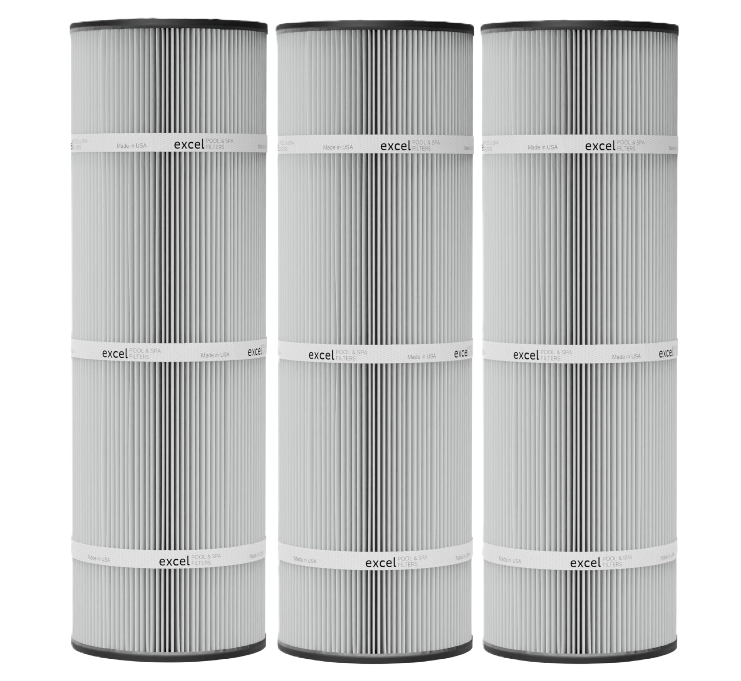 XLS-789 3 Pack Replacement Filters for Jacuzzi Round Tri-clops TC-600. Also Replaces Unicel C-7452, Filbur FC-1494, Pleatco PJC-180-M4.
