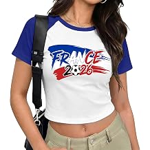 Soccer Cup Shirt Women: 2026 Spain Football Shirts Match Game Day Tshirt Soccer Fans Raglan Sleeve Tee Tops