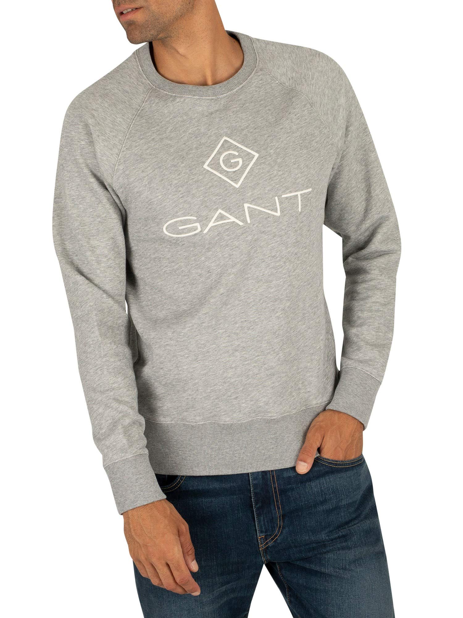 GANT Men's Lock Up C-Neck Sweat