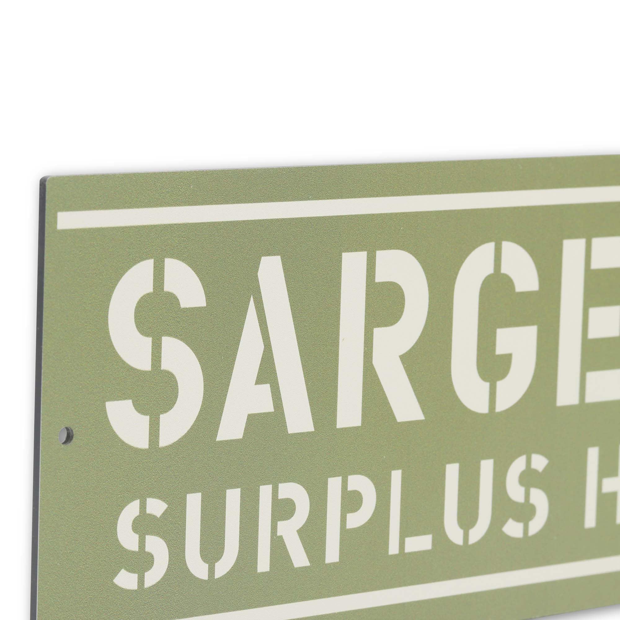 Amazon.com: Disney Pixar Cars Sarge's Surplus Hut Metal Wall Decor
