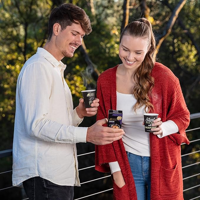 What sets our coffee apart is the inspiration behind our brand name - the magnificent horse race. Just like the power and energy of these incredible animals, our coffee packs a punch with an intensity level of 10. The dark roast intensifies the flavor, revealing notes of chocolate and caramel and bringing out the natural sweetness of the coffee.