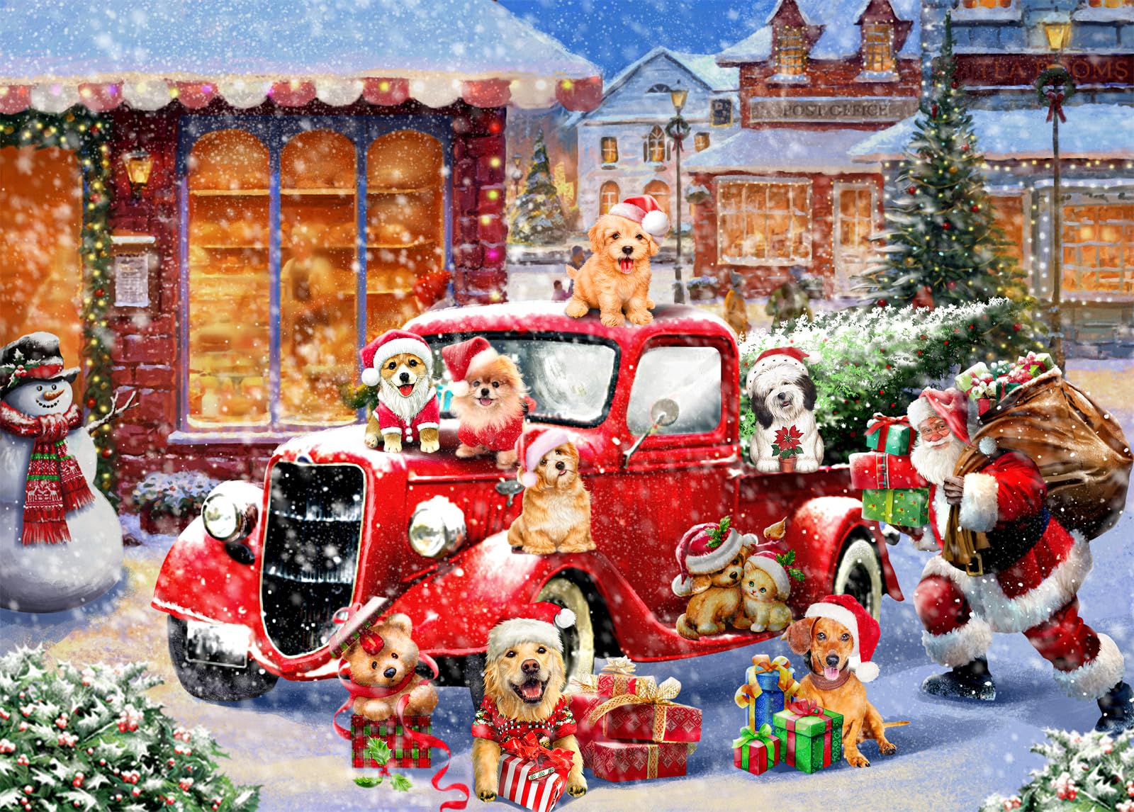 Happy Christmas Jigsaw Puzzles for Adults 1000 Piece — image 1