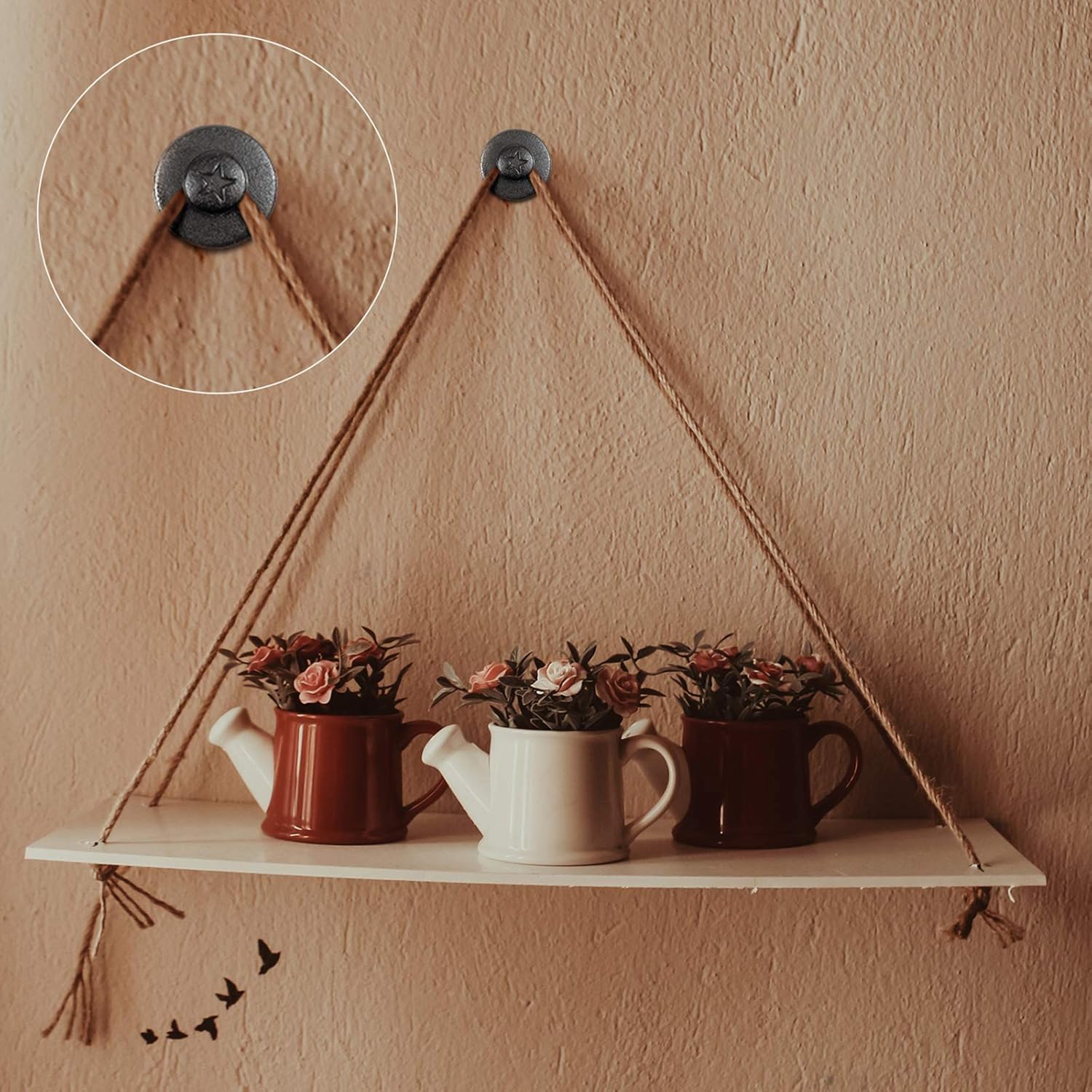 Double-Headed Picture Hangers Nails Small Head Hanging Nails Picture Photo Hanging Hook Pins for Home Office Hanging Picture Photo Decorations (Black,25 Pieces) - - 