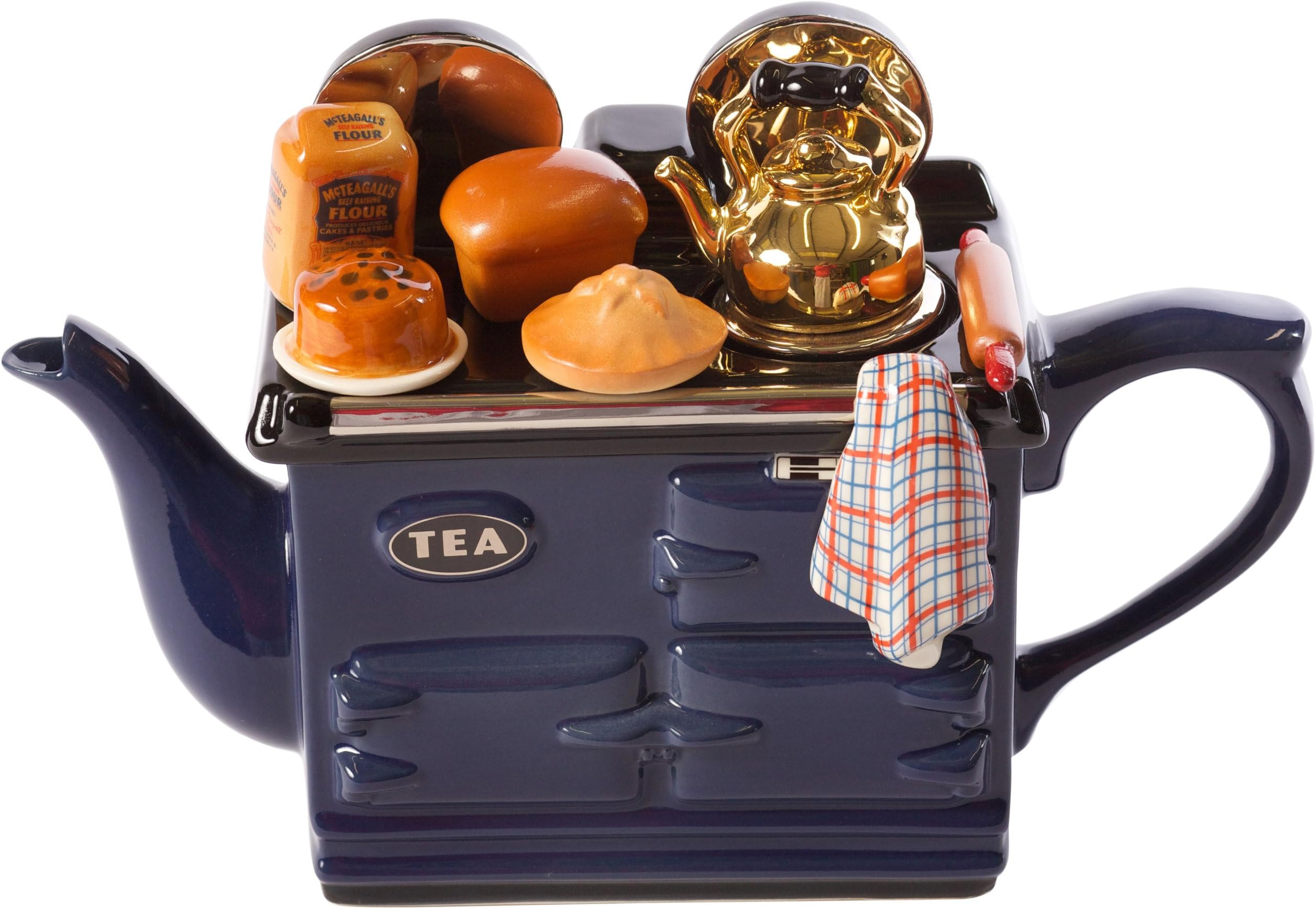Baking Day AGA Teapot, Blue