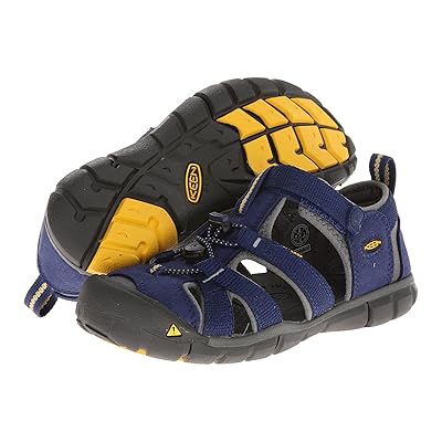 KEEN Kids Seacamp II CNX (Toddler/Little Kid/Big Kid) Kids Shoes Blue Depths/Gargoyle