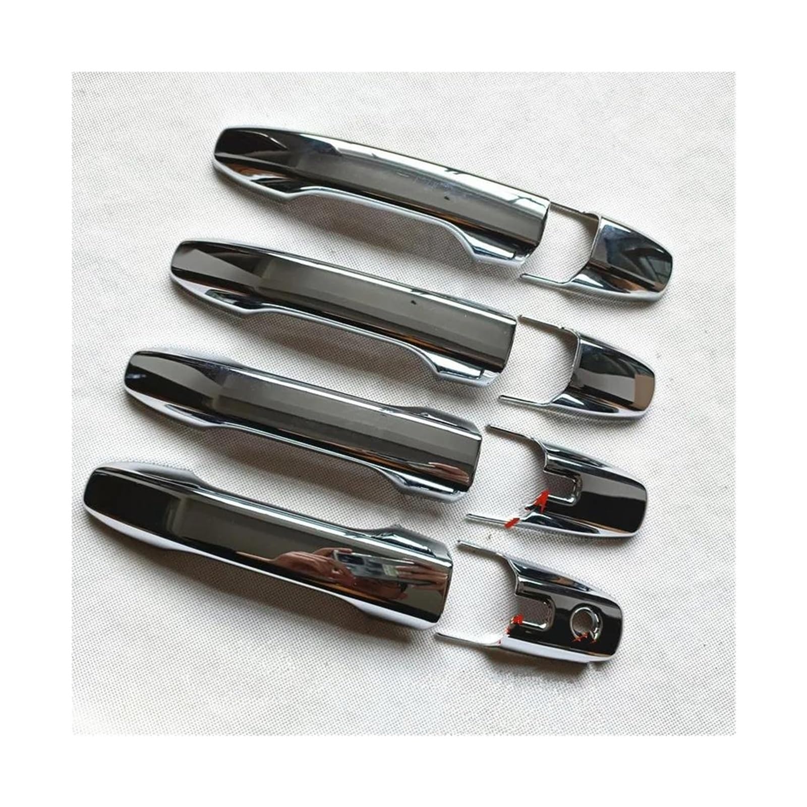 Hckclmbmzw Style3 For Toyota For Raize For Daihatsu For Rocky A200 2020 2021 2022 2023 Car Door Handle Cover Trim Plastic Imitation Carbon Fiber Door Handle Cover(Style3)