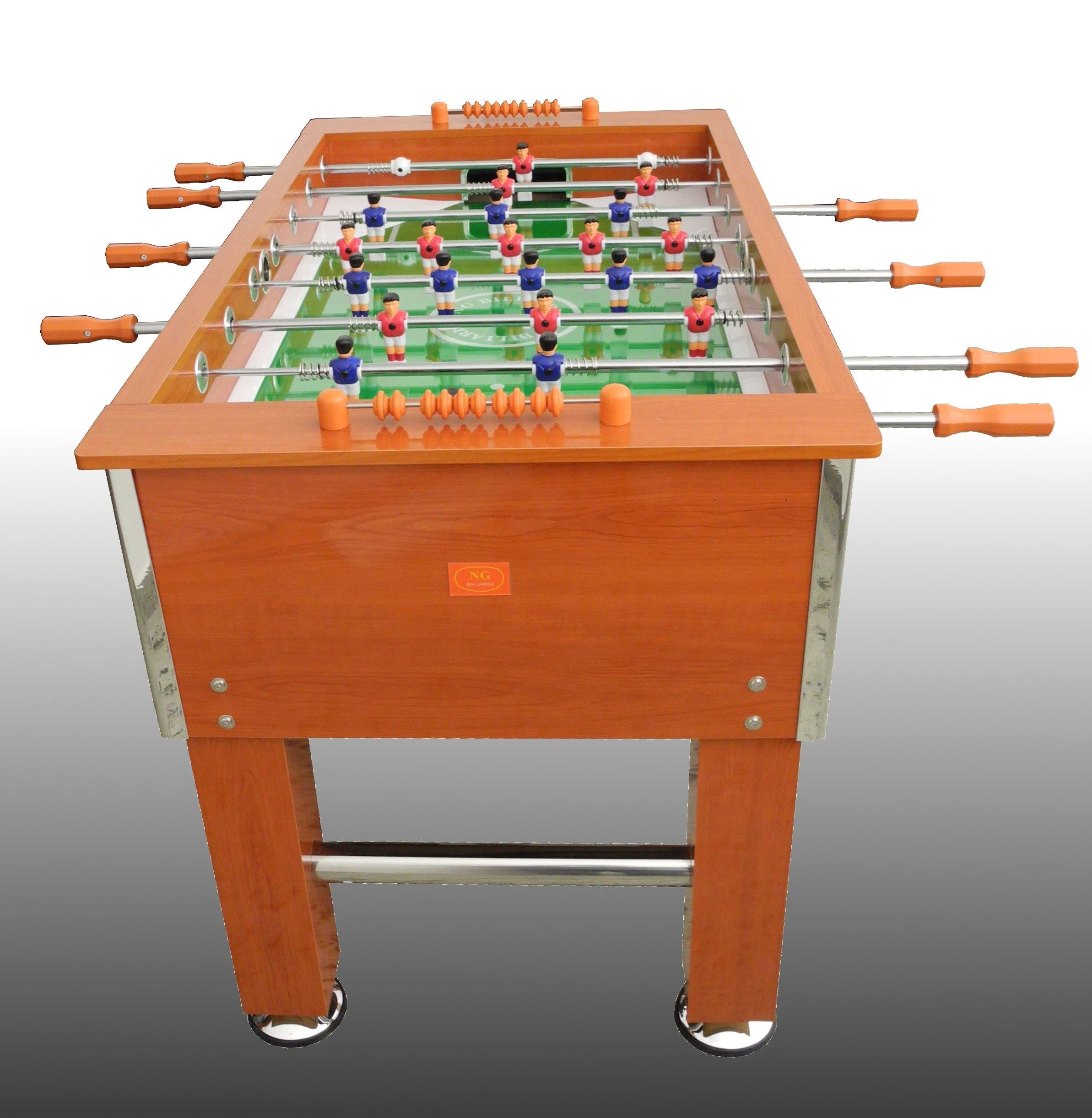 Biliardino Calcio Balilla ARENA PRO - aste rientranti - piano in vetro - Regolamentare