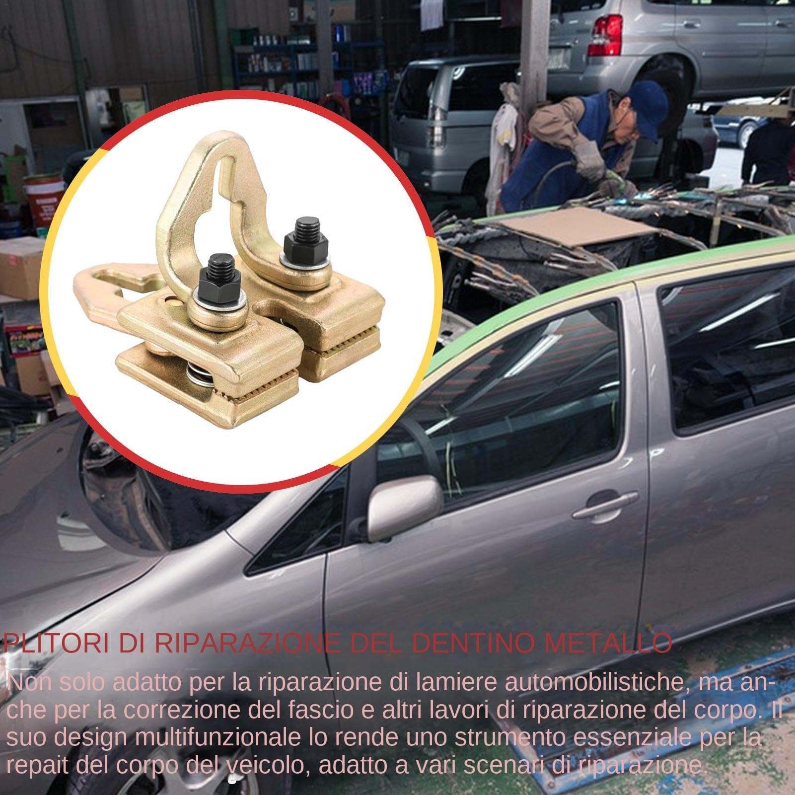 Morsetto Autoserrante Per Carrozzeria - 5 Tonnellate Trazione, Bidirezionale, Acciaio Cromato - Foto 12
