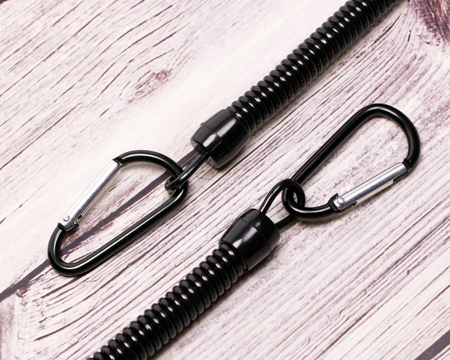 Retractable Tool Lanyard Fishing Lanyard (10Pcs) Retractable Safety Coiled  Tether With Carabiner And S Tether Tools