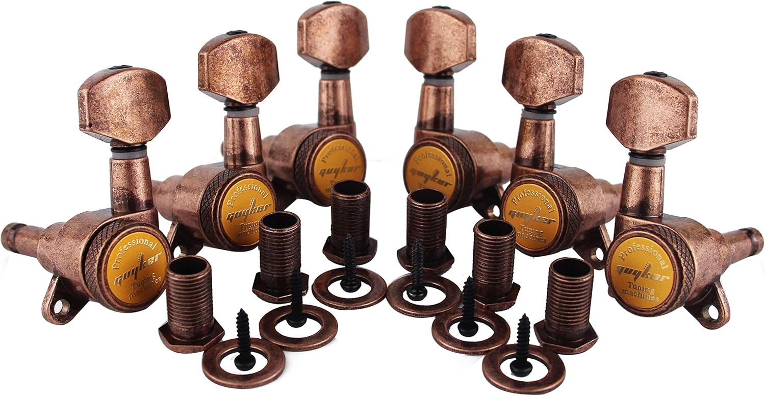 Guyker 6-in-1 guitar locking tuners 1:18 for ST TL SG LP styles