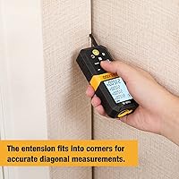 Vista 2 de PREXISO Laser Measure, 215Ft Laser Measurement Tool with Entension for Diagonal Measuring Ft/Ft+in/in/M Units - Pythagorean Mode, Area Volume -100