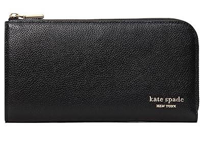 Kate Spade New York Devin Pebbled Leather Zip Around Continental Wallet Wallet Women