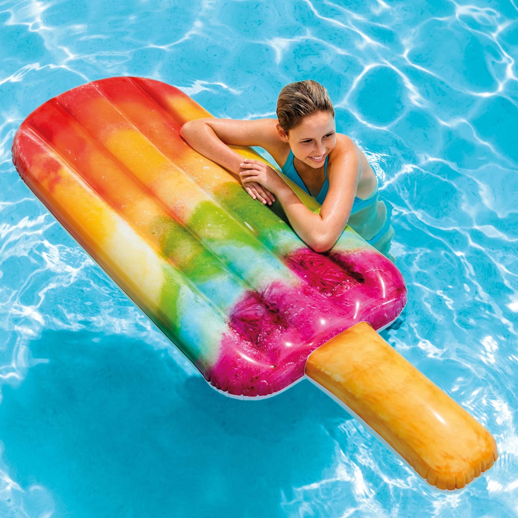 Intex плоты. 58766 intex. матрас intex фруктовый лед 76x191 см. надувной плот интекс. плот для плавания лёд», 191 х 76 см, 58751eu intex.