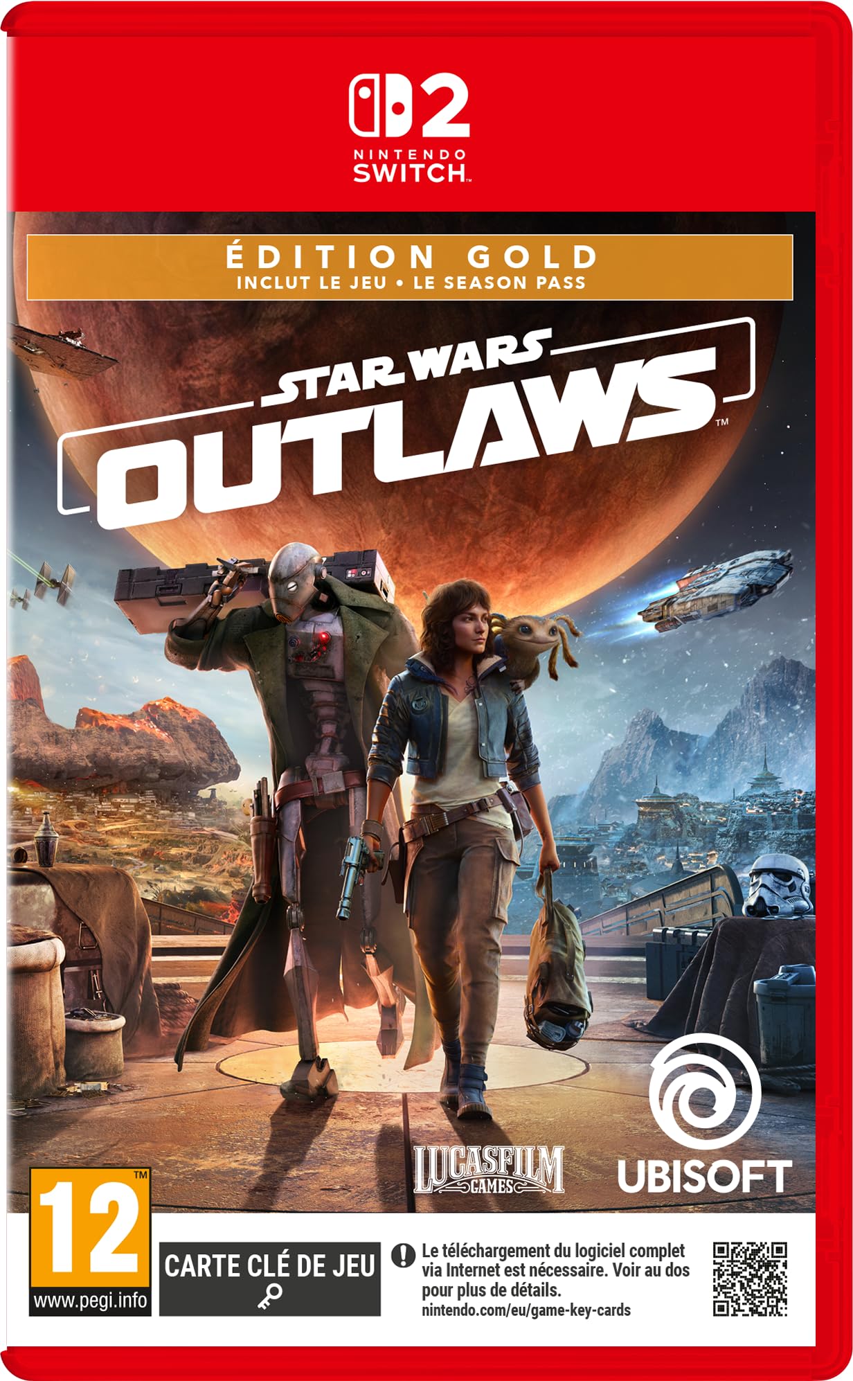 Star Wars Outlaws Gold Edition sur Switch 2