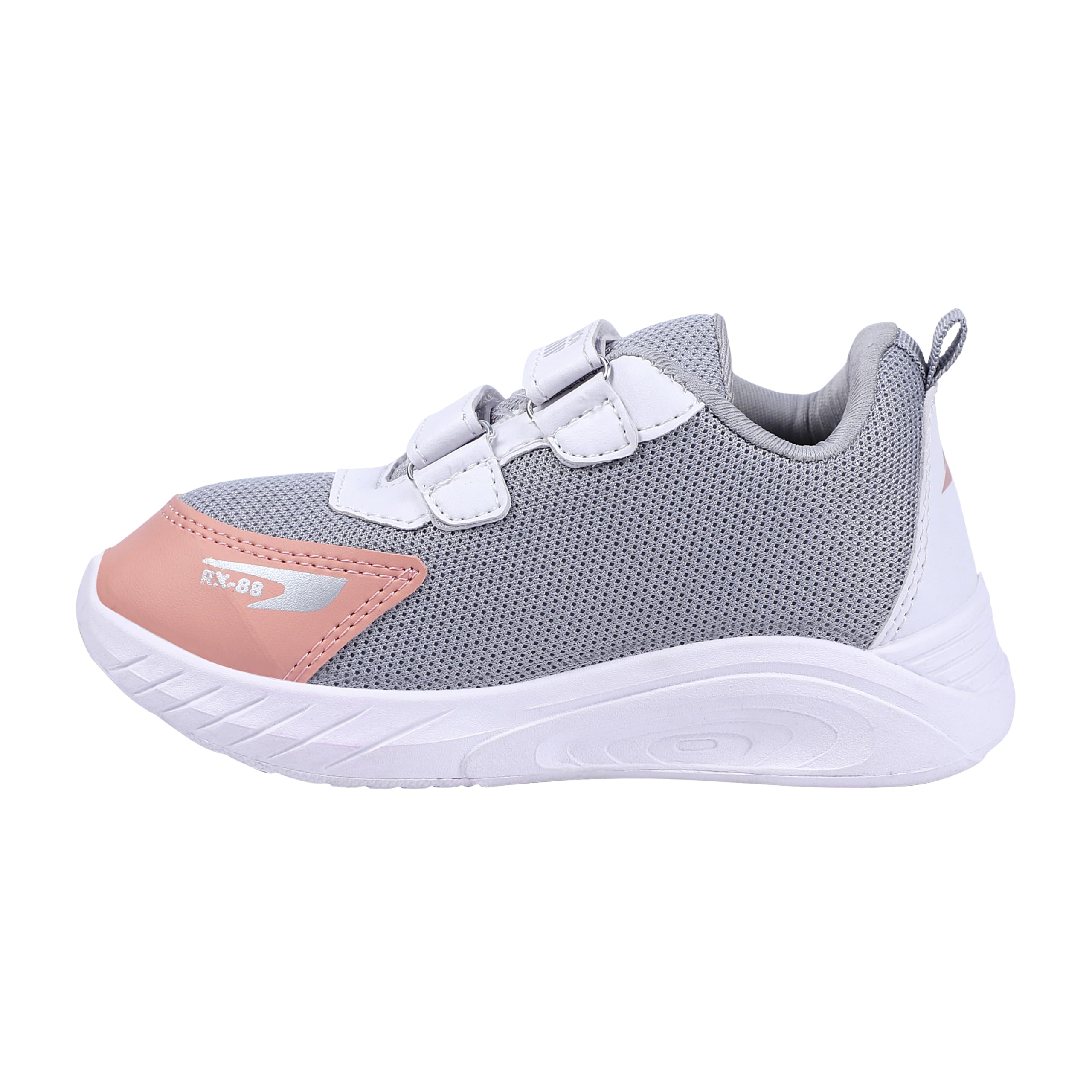 APTUS CRYSTAL-22 Kids Sports PVC Sole Shoes | Rexin Upper | Running Shoes for Kids(L. Grey & Pink, 11-12Y) (B0D9H9QK4K) Amazon Price History, Amazon Price Tracker