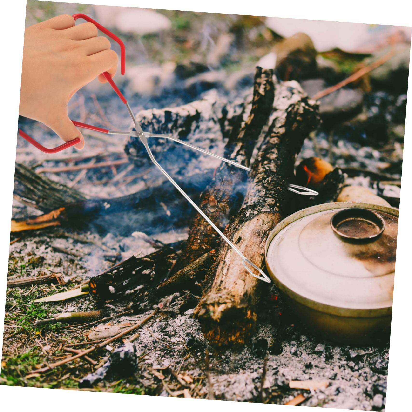 Hemobllo 5piezas Pinzas Inoxidable Para Barbacoa y Camping Herramienta Multifuncional Para Agarrar Para Eventos Al Aire