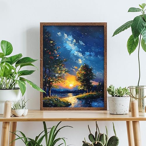 Miniatura 9 de UiSdfuy Kits de arte de diamantes para manualidades, paquetes de arte de diamantes 5D, kits completos para adultos principiantes, decoración de