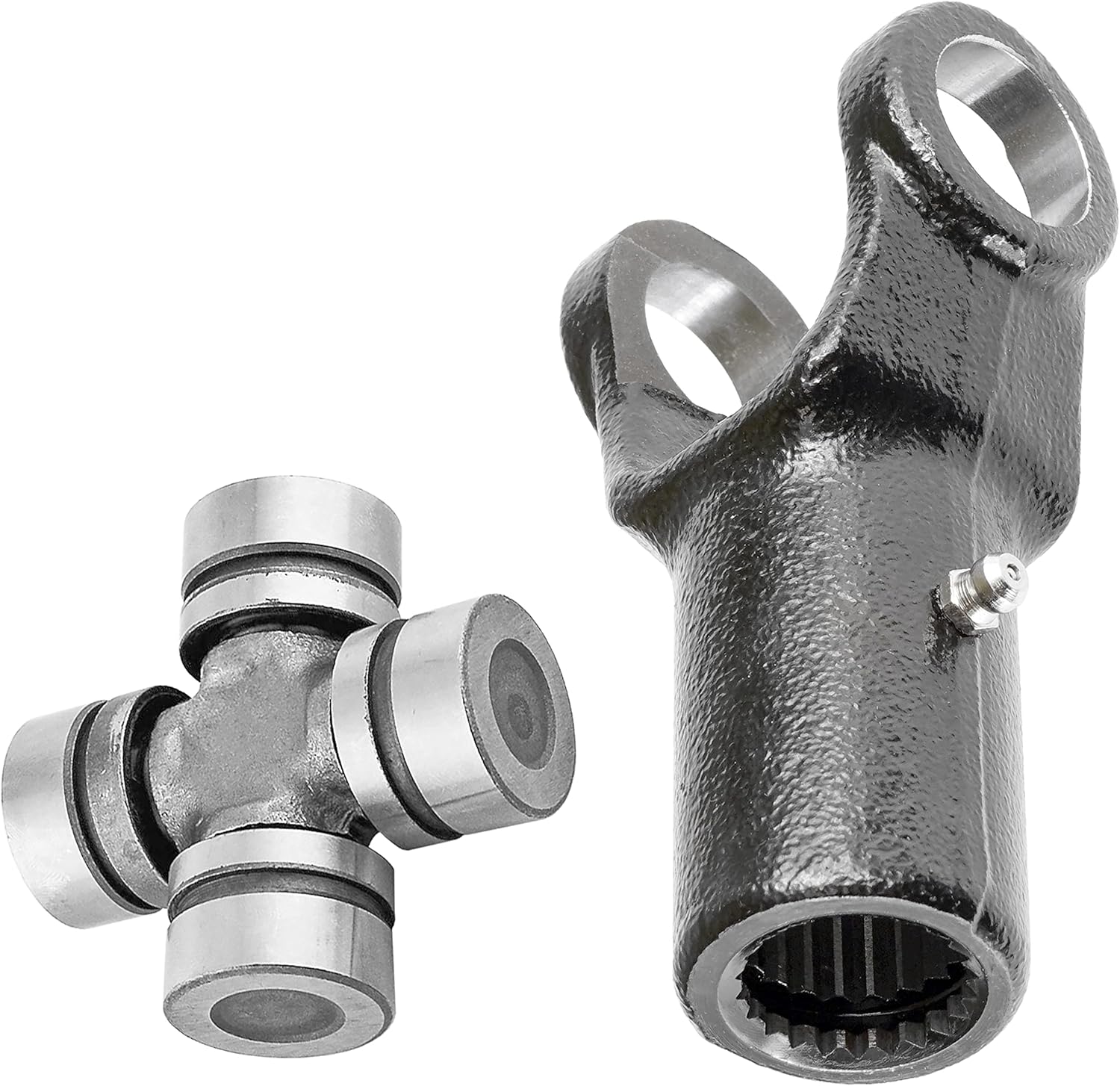 Caltric Front Drive Shaft Yoke with U-joint Compatible with Polaris Ranger 900 4x4 Diesel 2011 2012 2013 2014 / Ranger 500 4x4 EFI 2010