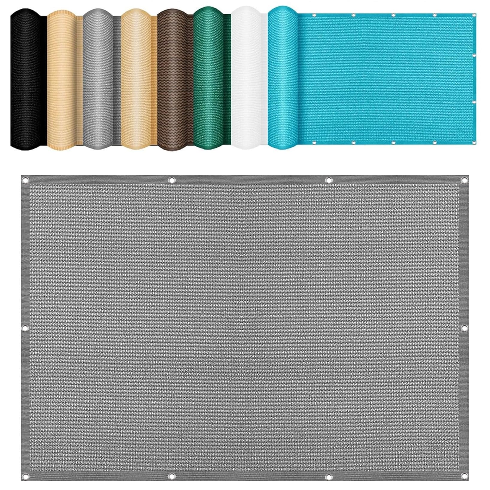 Voile d'ombrage rectangulaire haute protection contre la chaleur du soleil