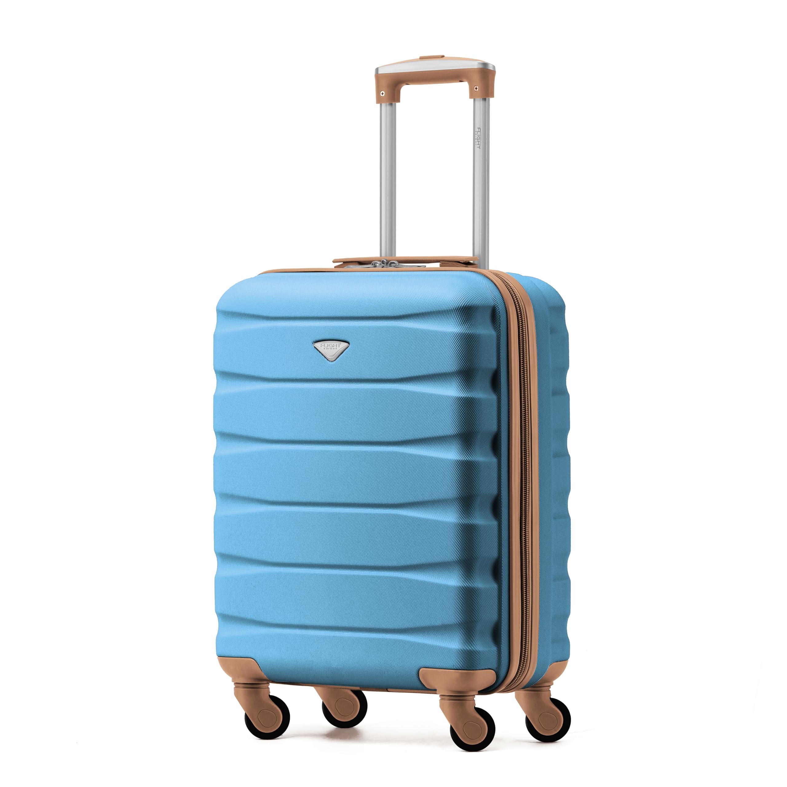 Flight Knight Lightweight 4 Wheel ABS Hard Case Medium Suitcase Approved for Over 100 Airlines Including easyJet, British Airways, Ryanair, Jet2, Emirates & Many More - Check-in Medium Size 25" — view 239
